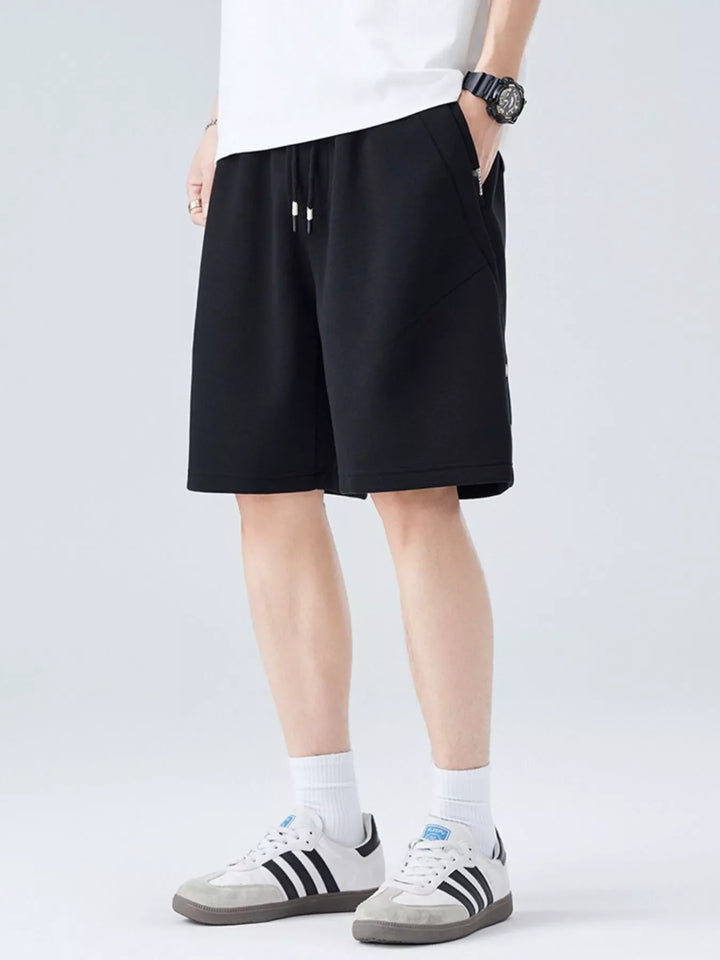 Men's Plus Size Drawstring Casual Shorts