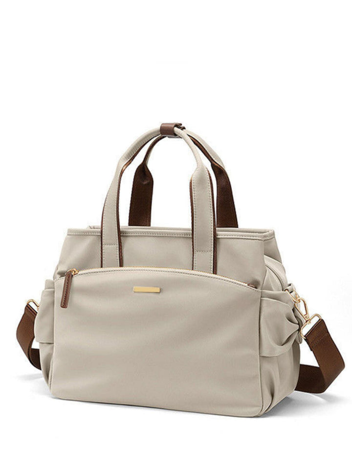 Top Handle Nylon Shoulder Bag