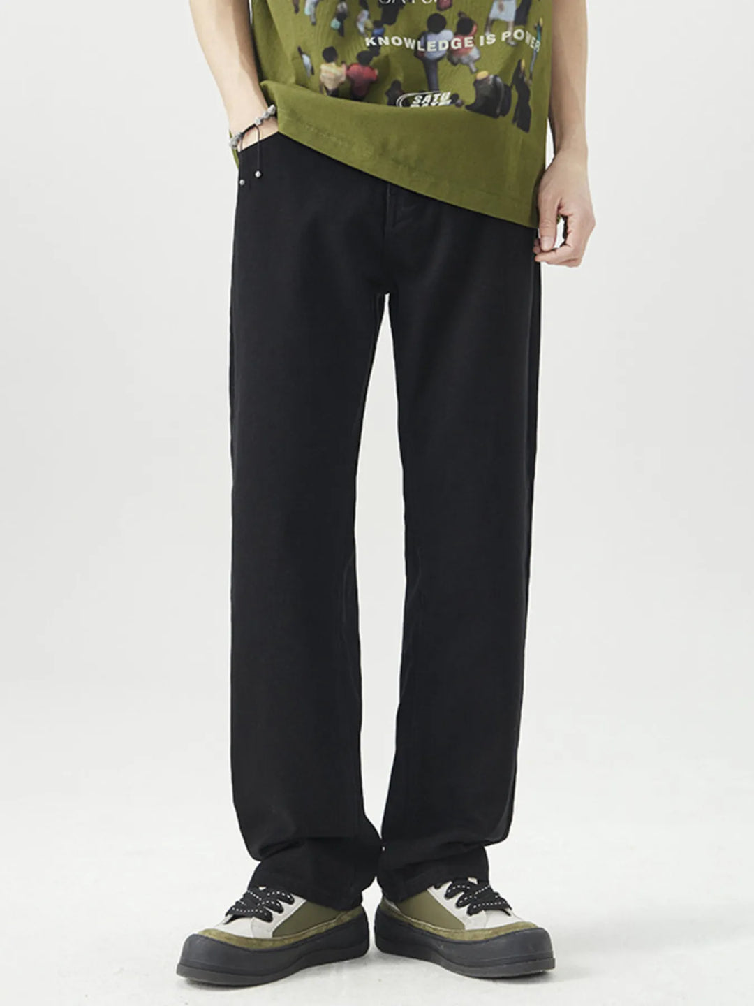 Men's Wide Leg Jeans