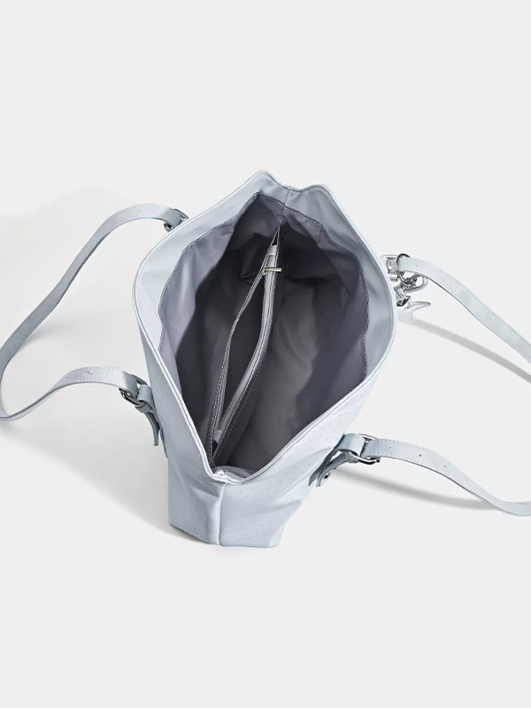 Leather Shoulder Bag with Star Charm