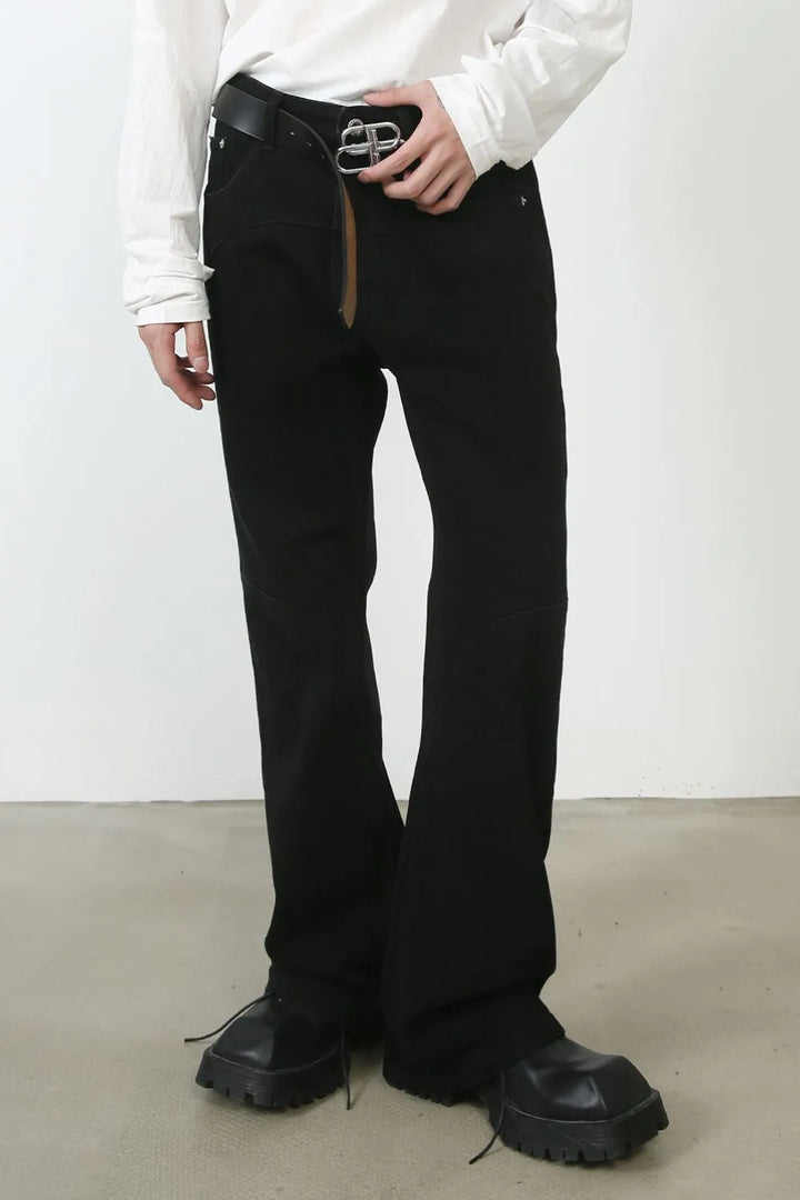 Men's Mid Rise Jeans with Pockets