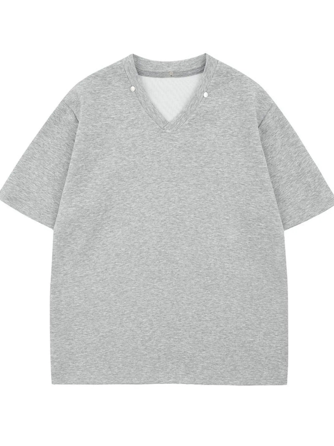 Men's Detachable Collar Short Sleeve Top