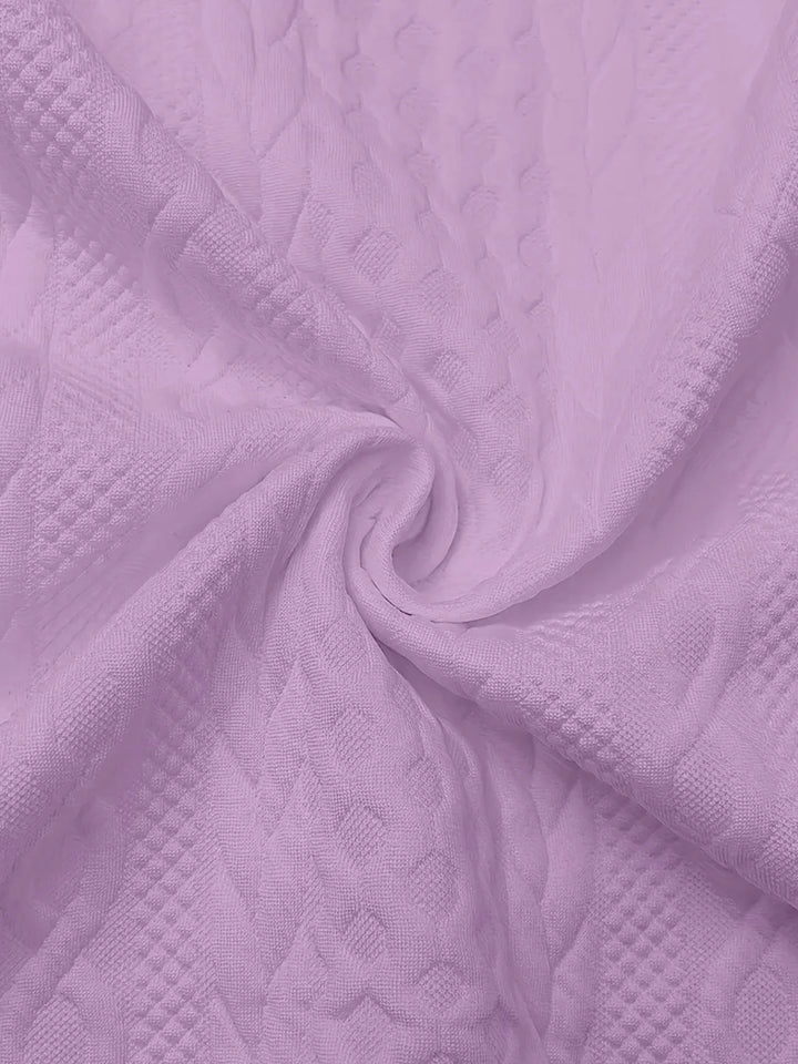 Texture Zip Up Long Sleeve Jacket