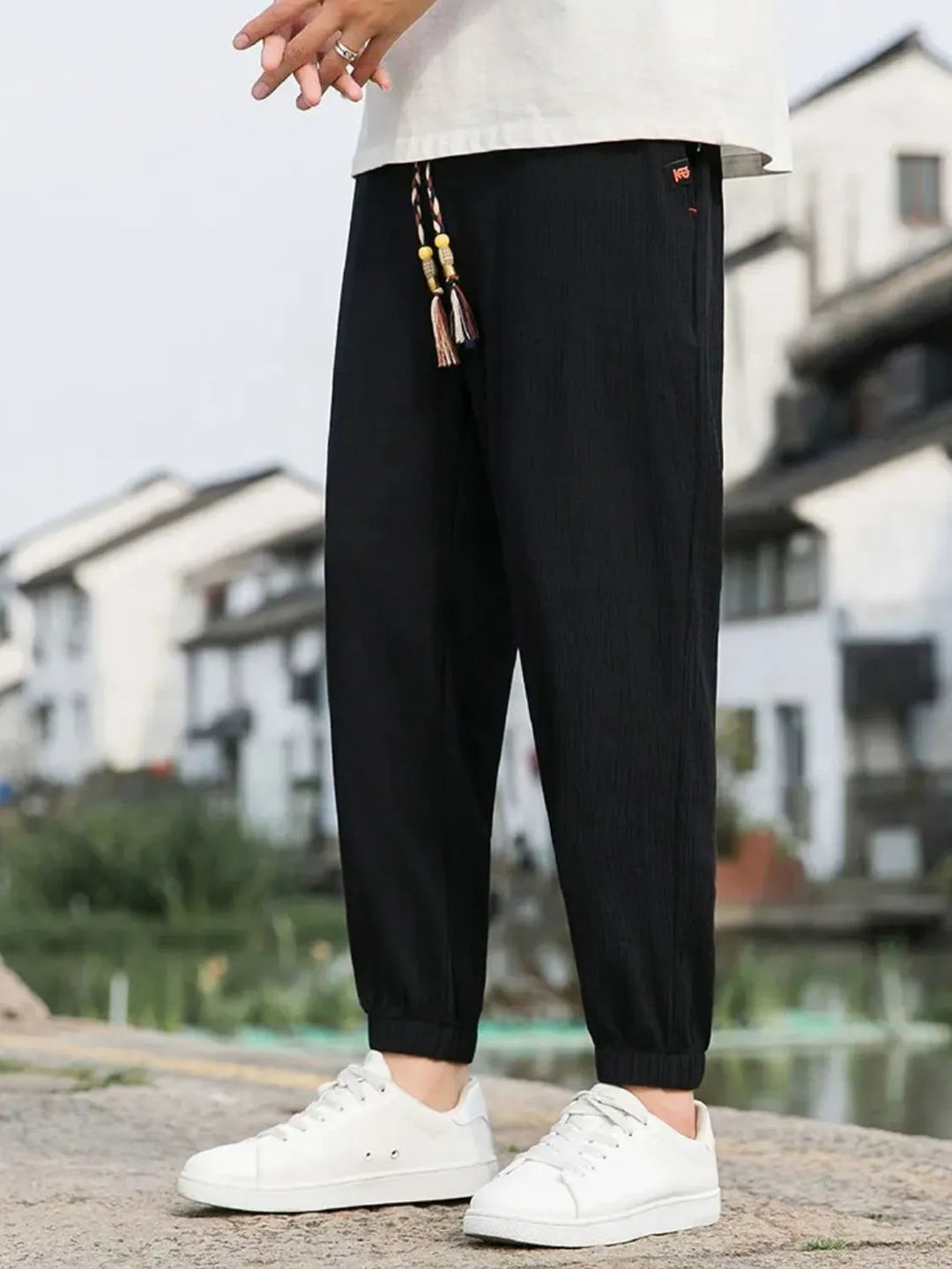 Men's Plus Size Casual Drawstring Jogger Pants
