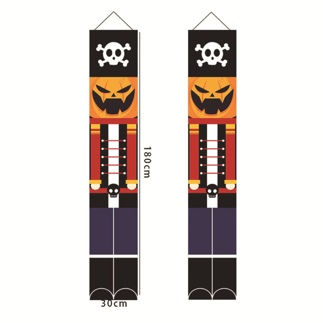 Halloween Halloween Soldier Model Nutcracker Banner Couplet