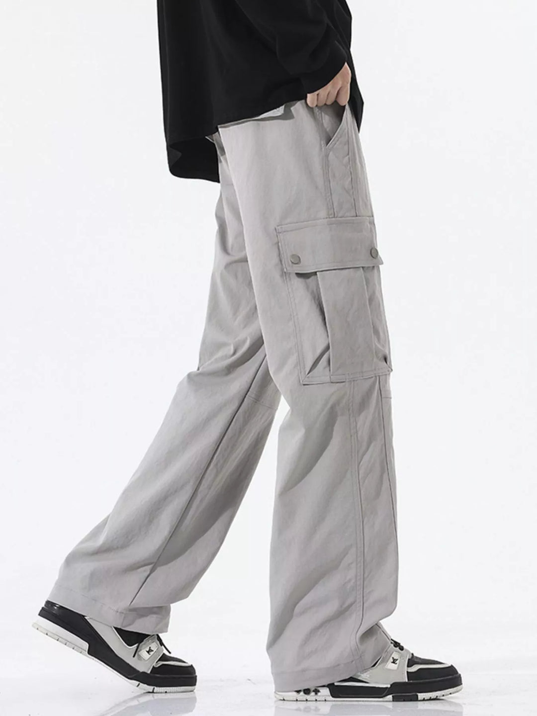 Men's Full Size Loose Fit Cargo Pants Plus Size