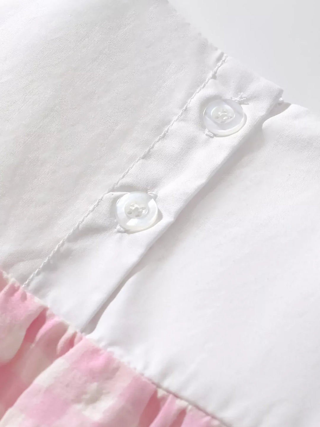 Children's Gingham Goose Sleeveless Dress