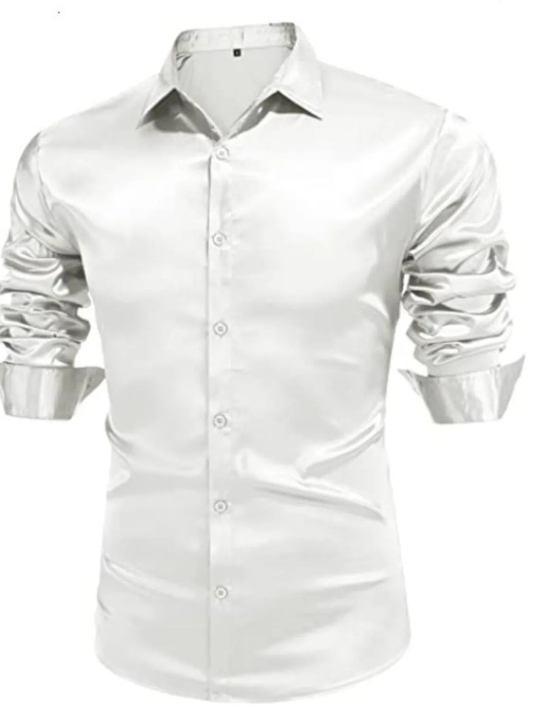 Men's Full Size Button Up Long Sleeve Shirt Plus Size