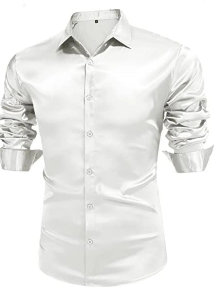 Men's Full Size Button Up Long Sleeve Shirt Plus Size