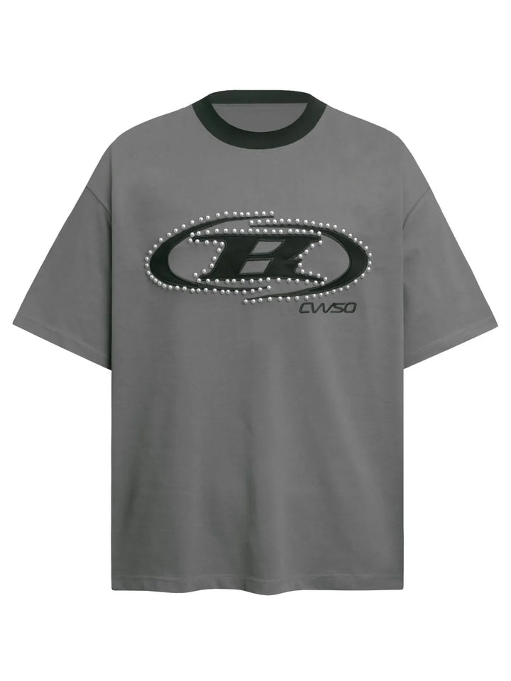 Men's Pearl Detail Short Sleeve T-Shirt