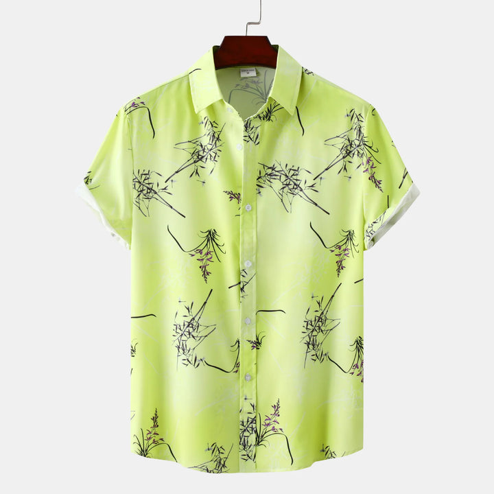 Men's Plus Size Short Sleeve Hawaiian Shirt