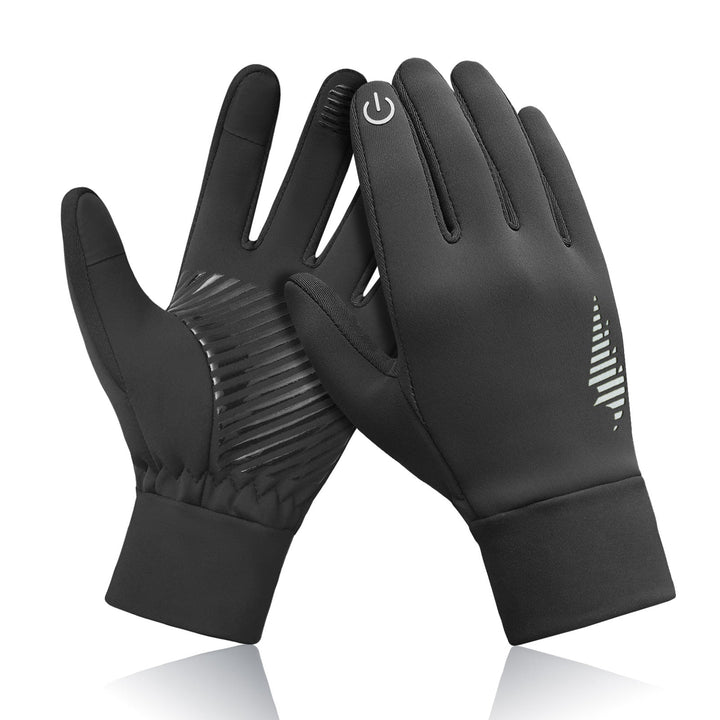 Men's Fleece-lined Anti-slip Thick Warm Riding Gloves