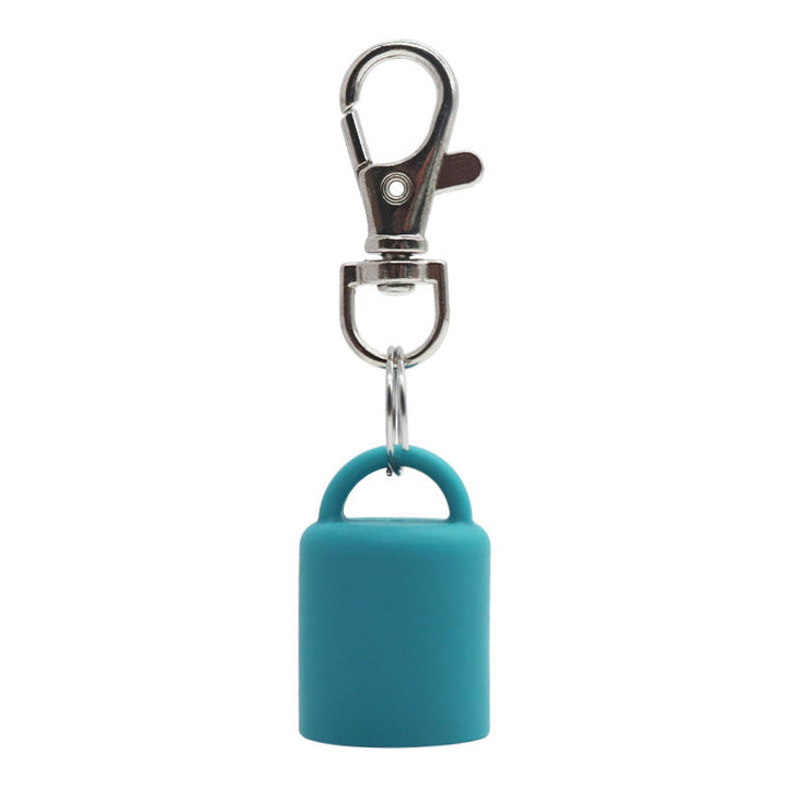 Silicone Universal Lip Gloss Keychain Silicone Cap Lipstick Cover