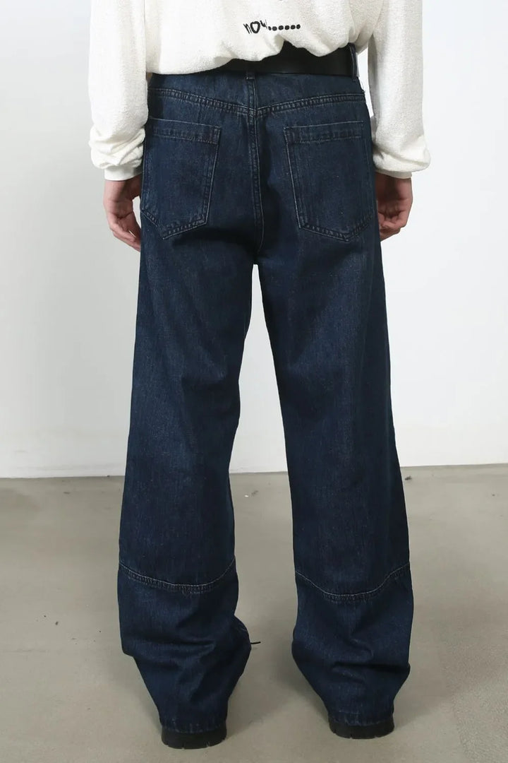 Men's Distressed Jeans with Pockets