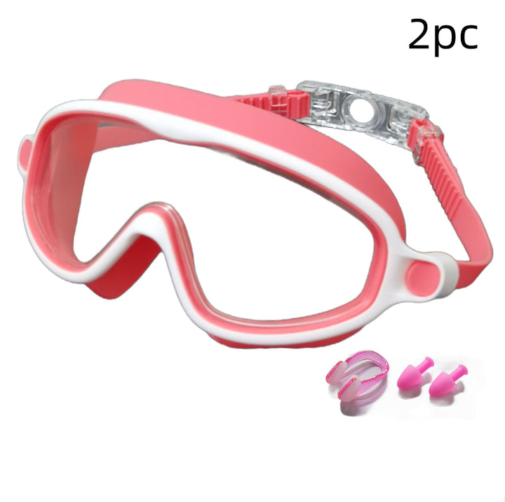 Children's Swimming Goggles HD Waterproof Anti-fog Large Frame Swimming Goggles