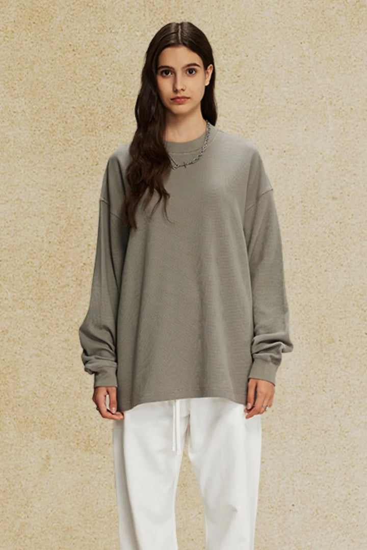 Men's Round Neck Long Sleeve T-Shirt