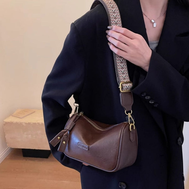 Wide Strap Crossbody Bag
