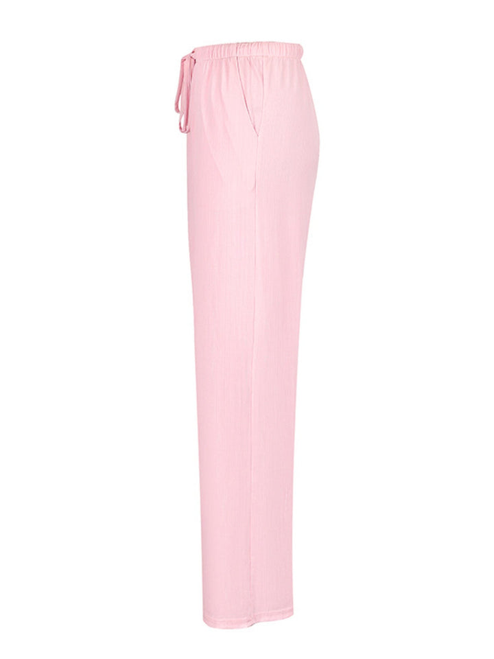 Tied Wide Leg Pants