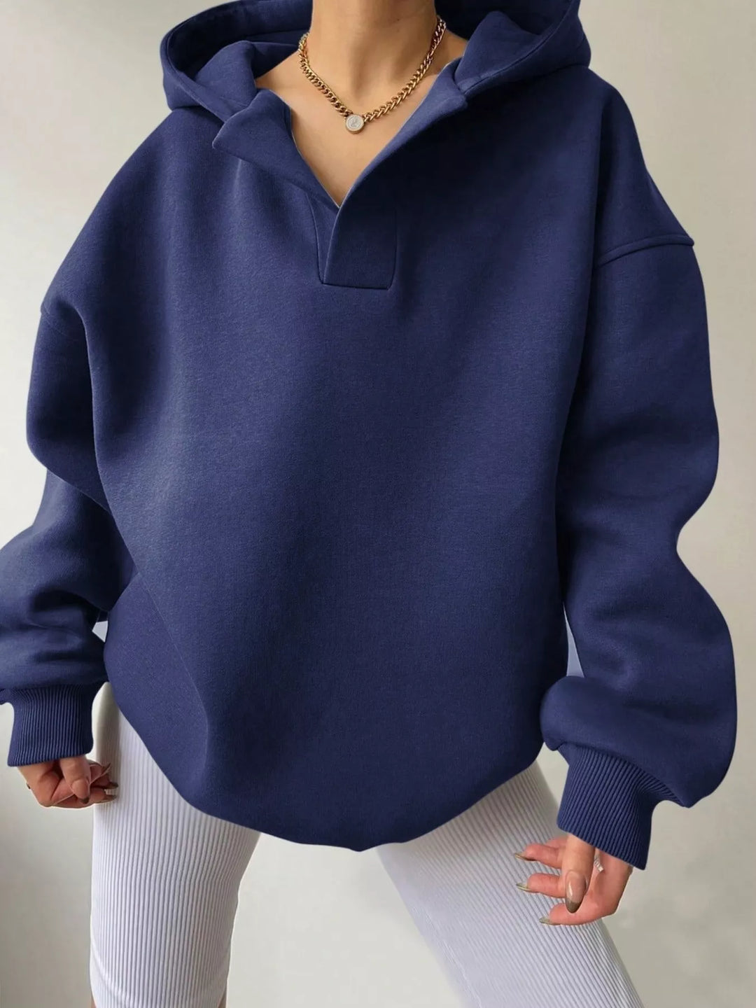 Dropped Shoulder Long Sleeve Sweatshirt