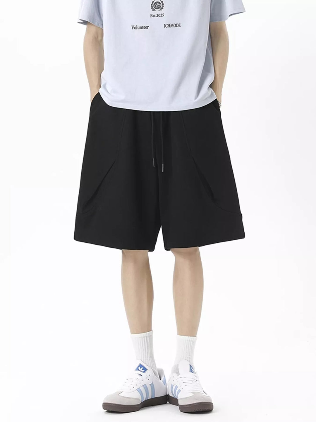 Men's Plus Size Relaxed Fit Sweat Shorts