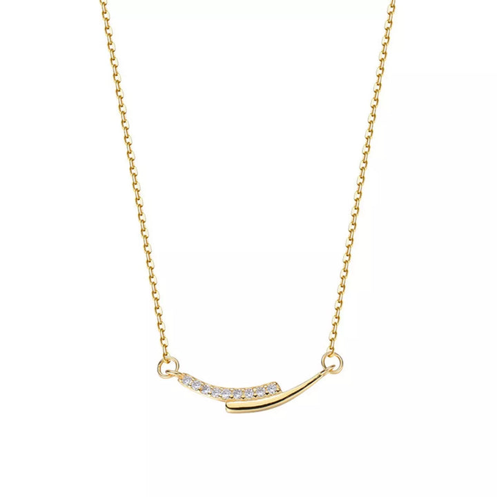 925 Sterling Silver Rhinestone Necklace