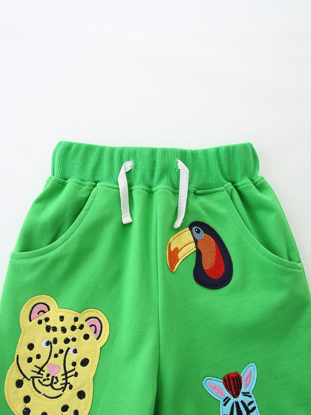 Children's Animal Print Short Sleeve Tee and Shorts Set