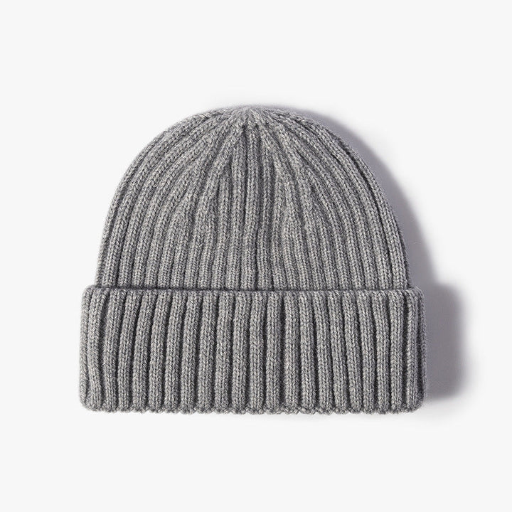 Knitted Cuff Short Fisherman Hat Mens Womens Winter Warm Beanie