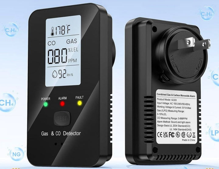 4-in-1 High-Sensitivity Gas And Carbon Monoxide Alarm