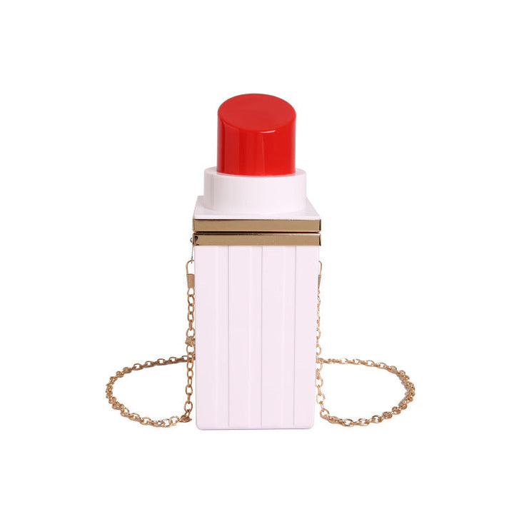 Acrylic Lipstick-shaped Single-shoulder Crossbody Bag