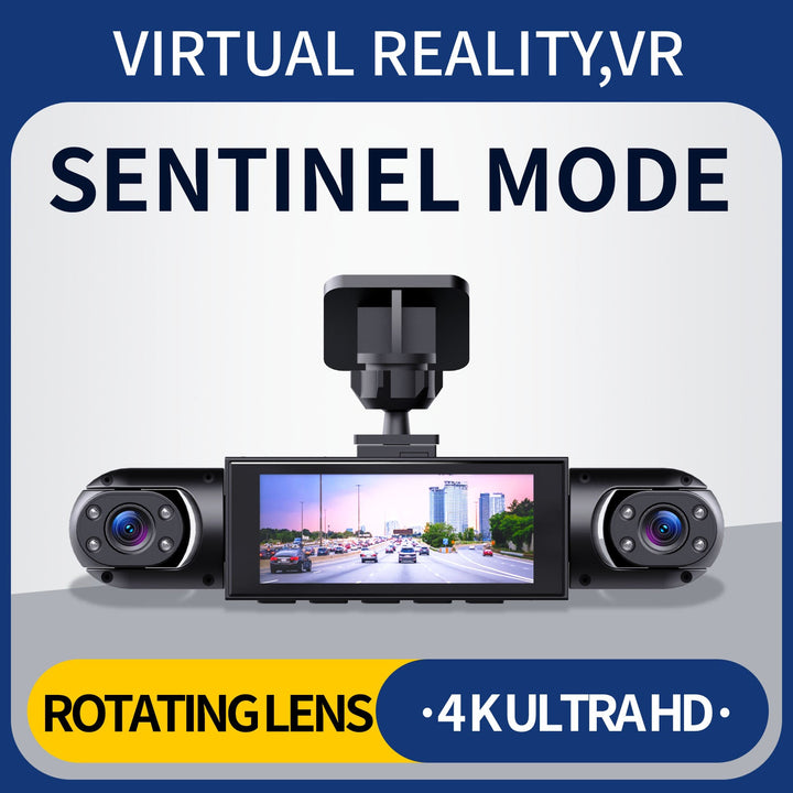 1080P High-definition Driving Recorder With Four Lenses, High-definition Night Vision, Front, Back, Left, Right Recording