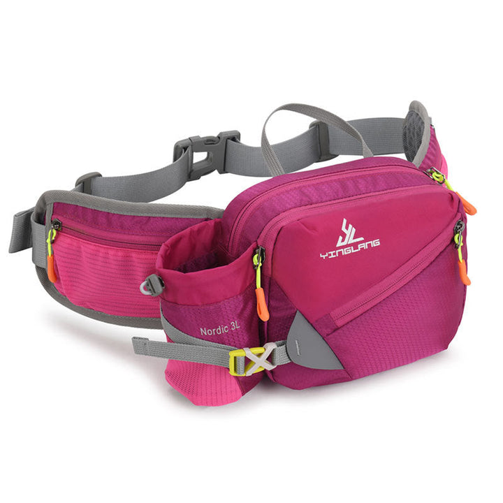 Mens Outdoor Sports Water Bottle Hiking And Climbing Waist Bag