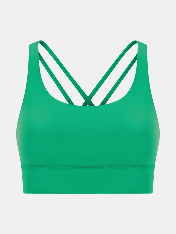Millennia Crisscross Scoop Neck Active Tank