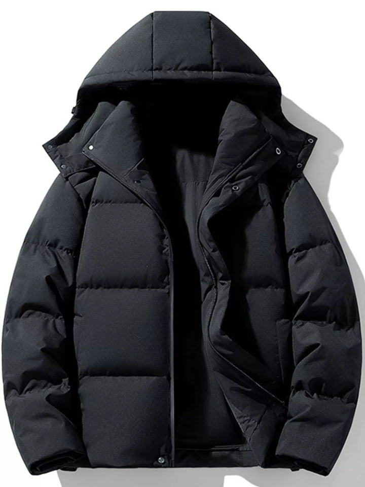 Men's Plus Size Hooded Padded Winter Coat