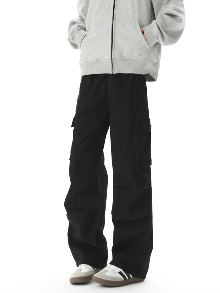 Men's Loose Fit Cargo Pants with Pockets