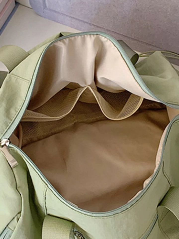 Duffel Bag with Mesh Pocket