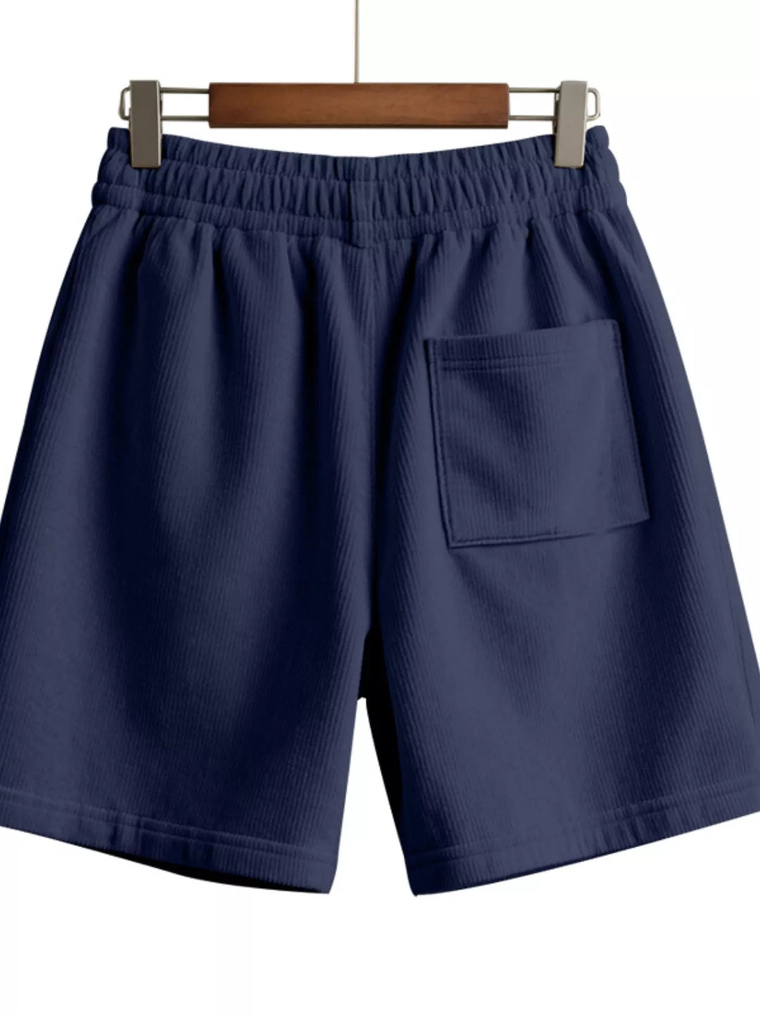 Men's Full Size Casual Corduroy Drawstring Shorts Plus Size