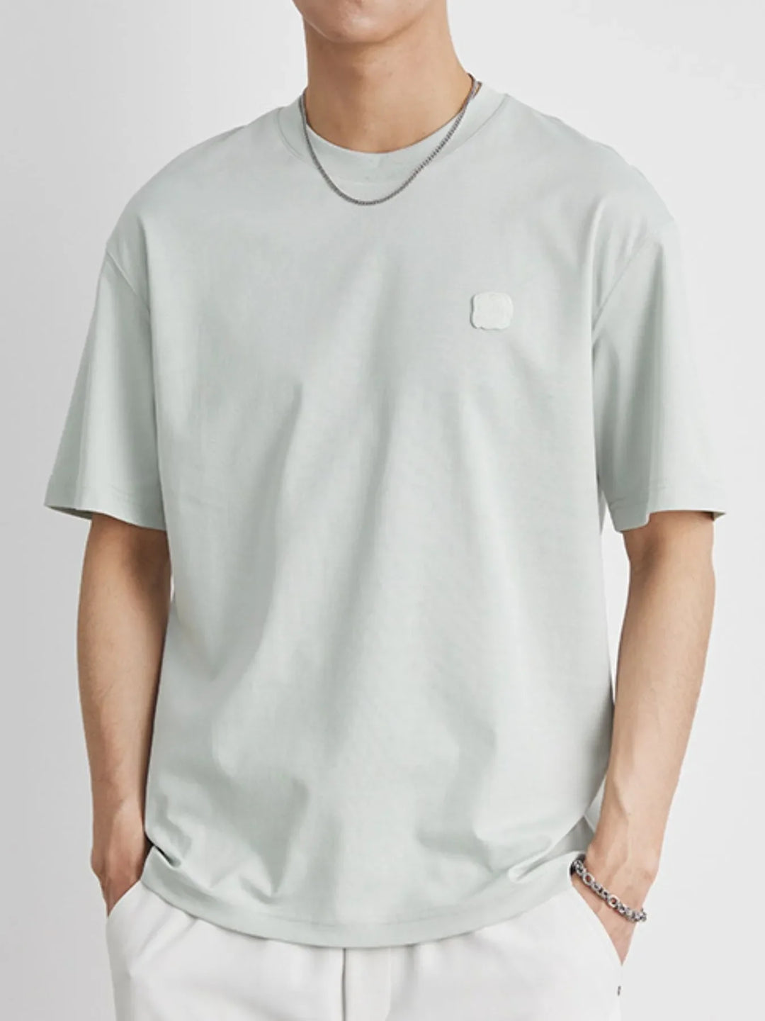 Men's Plus Size Round Neck Short Sleeve T-Shirt