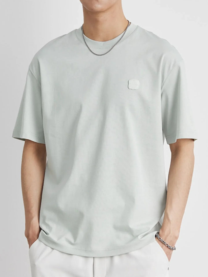 Men's Plus Size Round Neck Short Sleeve T-Shirt