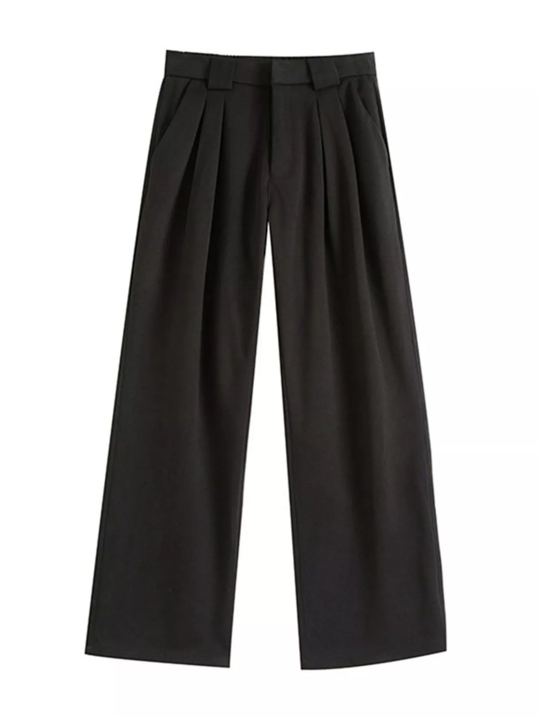 Men's Full Size Wide Leg Pleated Dress Pants Plus Size