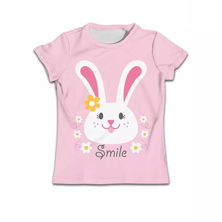 Children Boy T-shirt Clothes Casual Soft T-shirt Cute Cat Cartoon Pattern