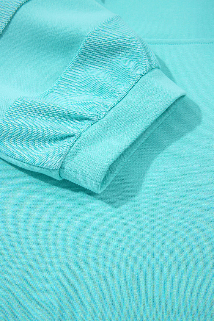 Moonlight Jade Bow Front Bracelet Sleeve Collared Side Pocket Shift Mini Dress