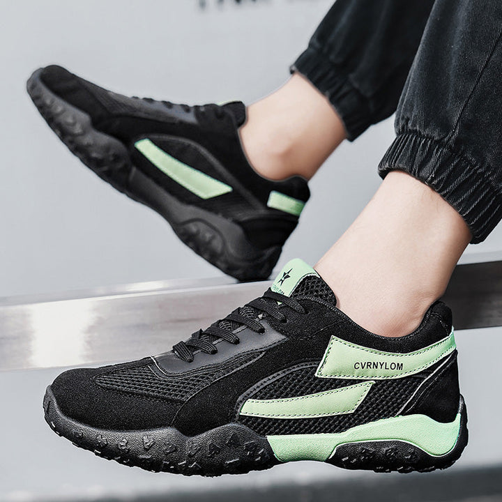 2026 New Summer Men's Shoes, Breathable Mesh Trendy Skate Shoes, Fashion Casual Comfortable Versatile Dad Sneakers