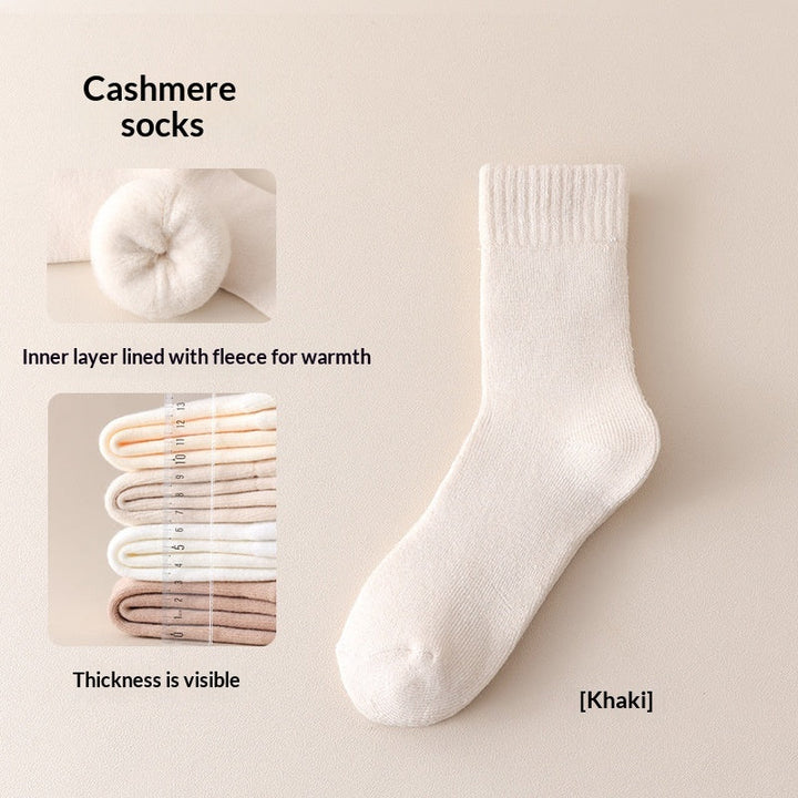 Fleece-lined Thick Sleep Maternity Socks Wool Socks