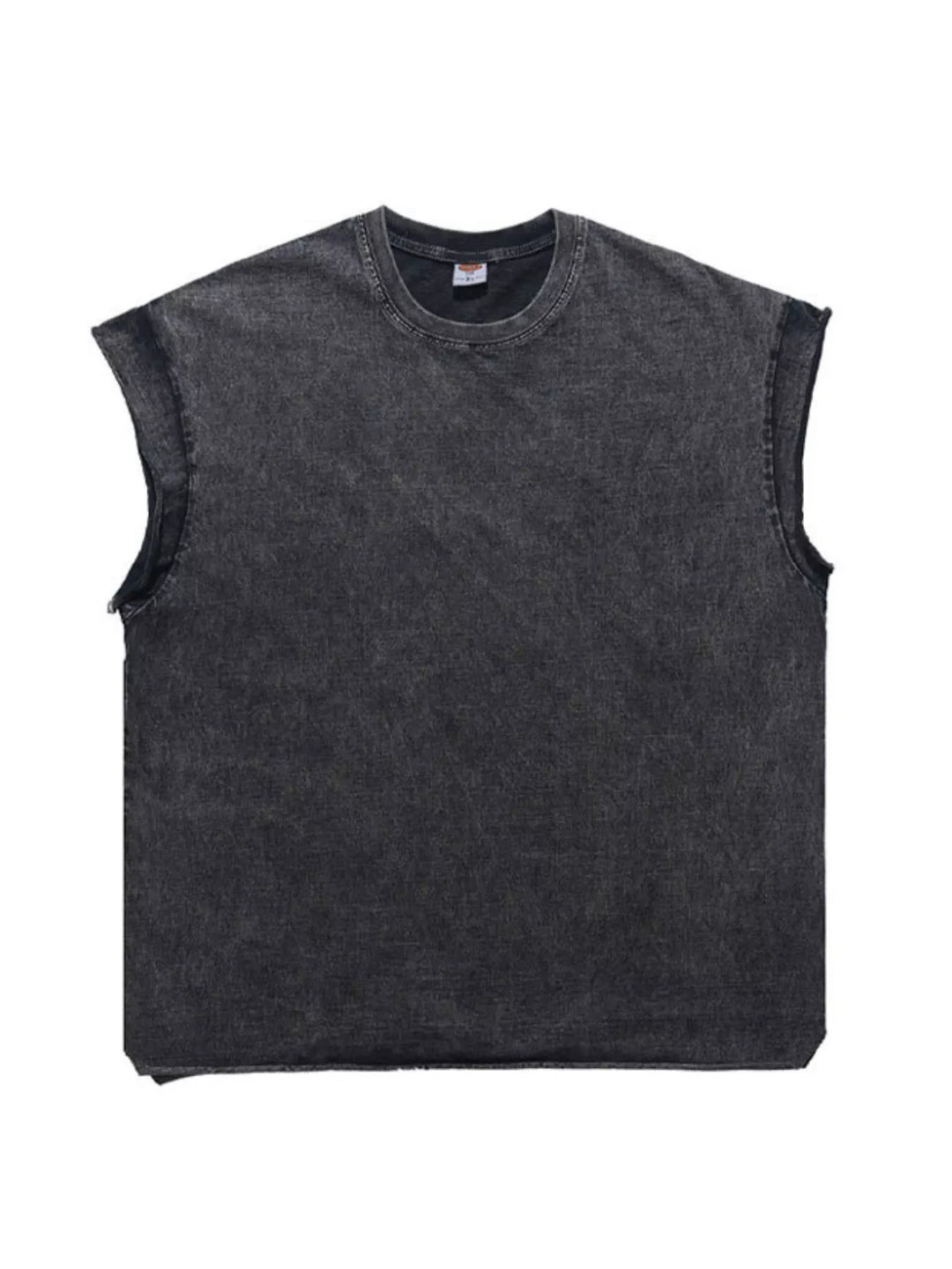 Men's Washed Round Neck Tank