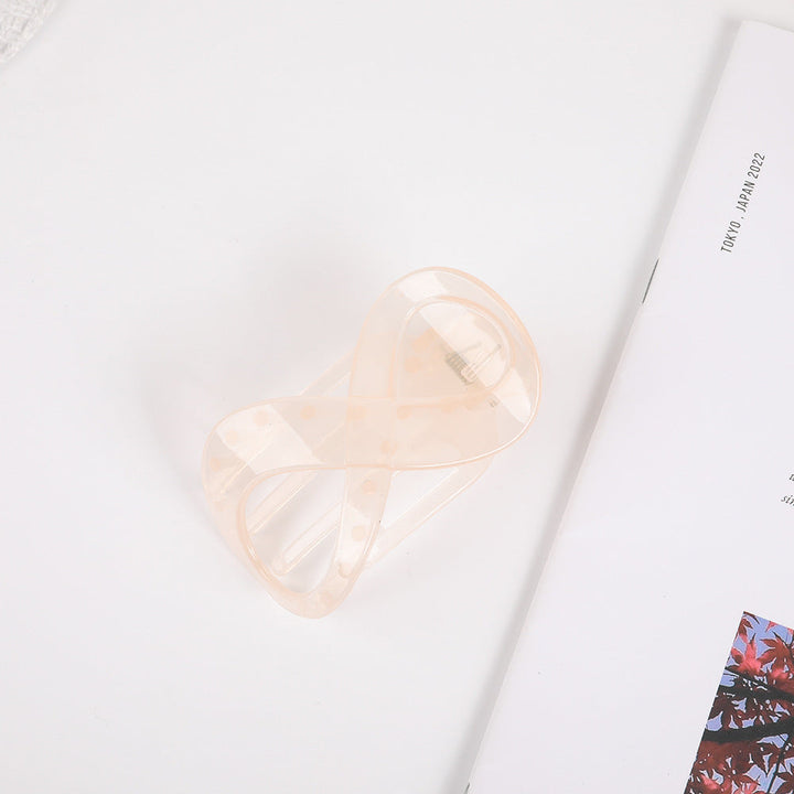 Elegant Frosted 8-shaped Barrettes