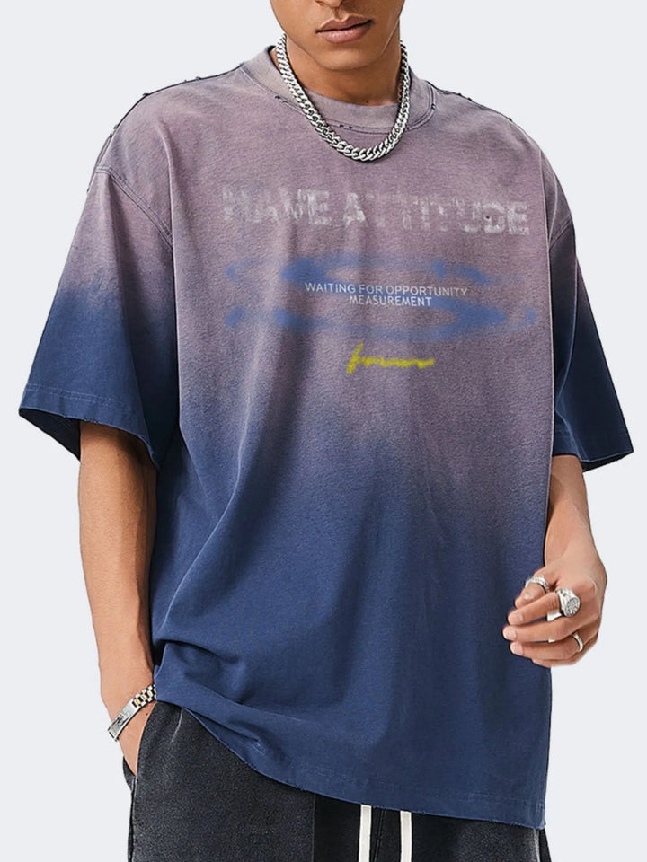 Men's Oversized Round Neck Short Sleeve T-Shirt