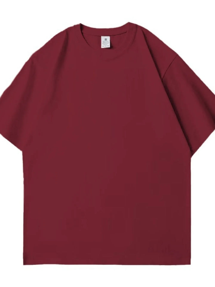 Men's Full Size Round Neck Short Sleeve T-Shirt Plus Size