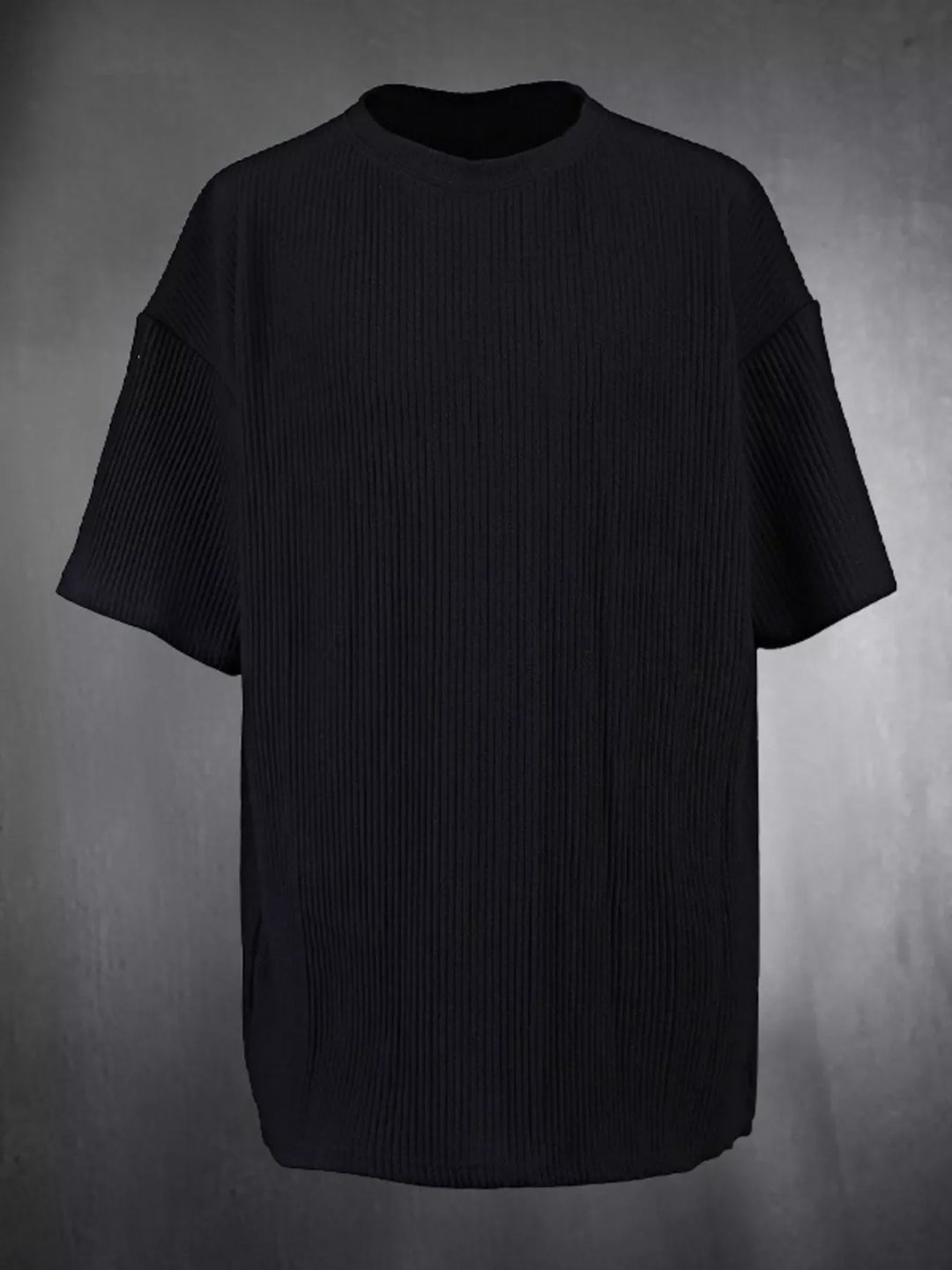 Men's Full Size Short Sleeve Top and Shorts Set Plus Size