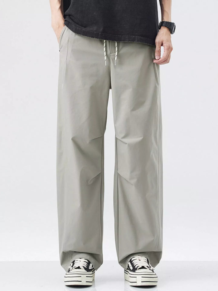 Men's Loose Fit Drawstring Cargo Pants