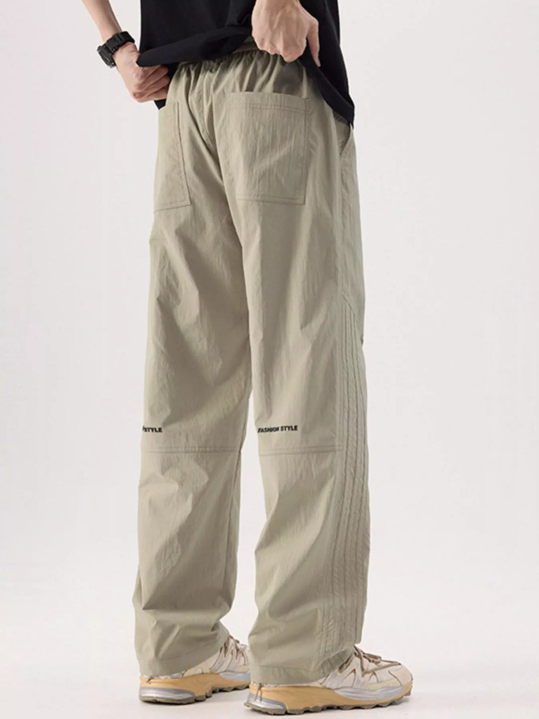 Men's Plus Size Wide Leg Pants
